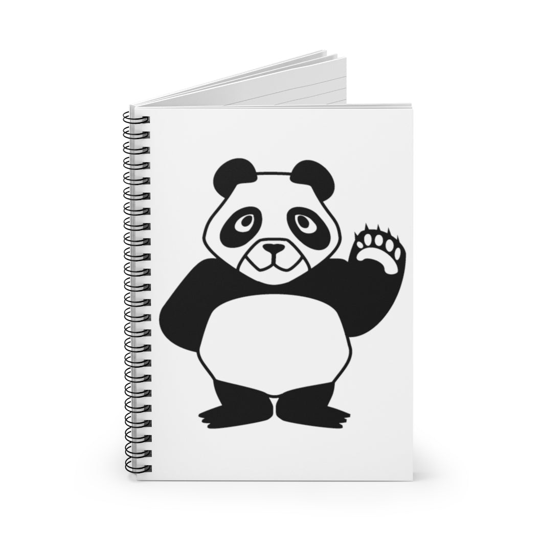 Howdy Panda - Spiral Notebook