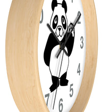 Load image into Gallery viewer, Howdy Panda - Wall Clock