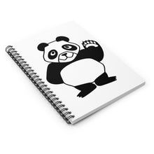 Load image into Gallery viewer, Howdy Panda - Spiral Notebook