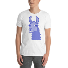 Load image into Gallery viewer, The Cool Llama - Unisex T-Shirt Blue