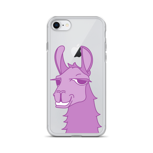 The Cool Llama - iPhone Case Purple