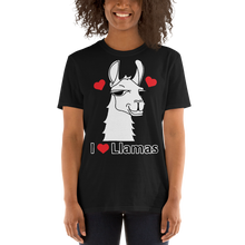 Load image into Gallery viewer, The Cool Llama - I Love Llamas Unisex T-Shirt