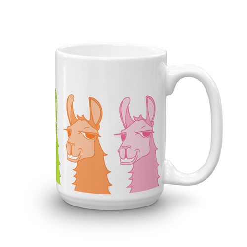 The Cool Llama - Rainbow Mug