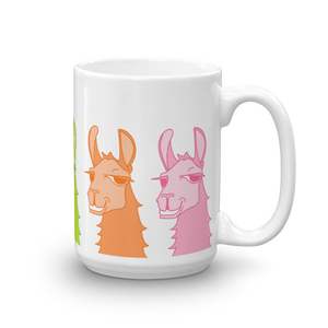 The Cool Llama - Rainbow Mug