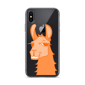 The Cool Llama - iPhone Case Orange