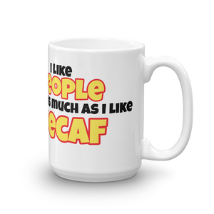 Grumpy Lion - I Hate Decaf (And People) Mug