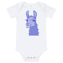 Load image into Gallery viewer, The Cool Llama - Baby Bodysuit Blue