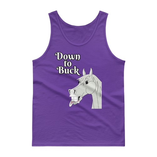 The Cheeky Horse - Down To Buck Singlet Tank Top