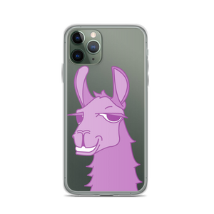 The Cool Llama - iPhone Case Purple