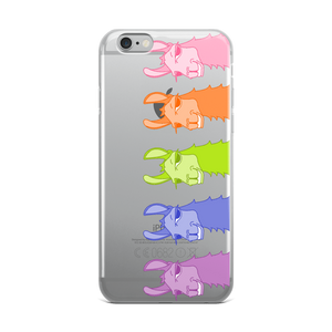 The Cool Llama - iPhone Case Rainbow