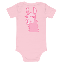 Load image into Gallery viewer, The Cool Lama - Baby Bodysuit Pink