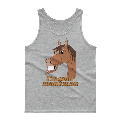 The Cheeky Horse - I'm Your Mane Man Singlet Tank Top