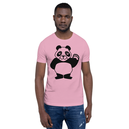 Howdy Panda - Light Coloured Unisex T-Shirt