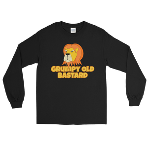 Grumpy Lion - Grumpy Old Bastard Long Sleeve T-Shirt