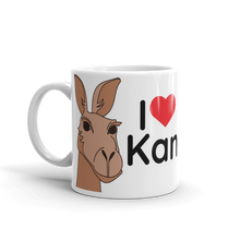 Load image into Gallery viewer, Australia - I Love Kangaroos Mug (Brown)