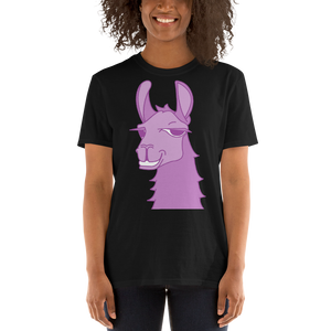 The Cool Llama - Unisex T-Shirt Purple