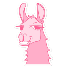 Load image into Gallery viewer, The Cool Llama - Sticker Pink