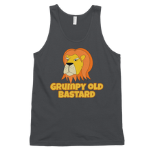 Load image into Gallery viewer, The Grumpy Lion - Grumpy Old Bastard Unisex Singlet Tank Top