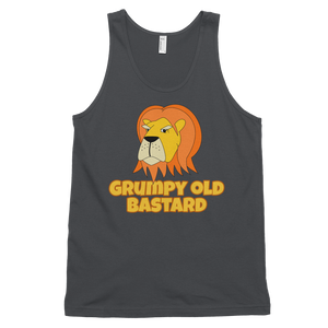 The Grumpy Lion - Grumpy Old Bastard Unisex Singlet Tank Top