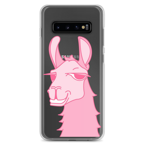 The Cool Llama - Samsung Phone Case Pink