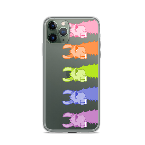 The Cool Llama - iPhone Case Rainbow