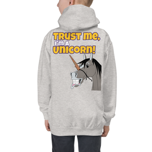 The Cheeky Horse - Trust Me, I'm A Unicorn Kids Hoodie