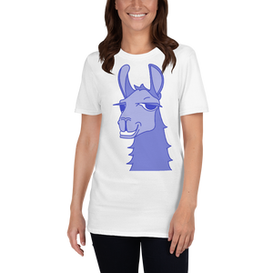 The Cool Llama - Unisex T-Shirt Blue