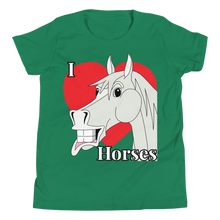 Load image into Gallery viewer, The Cheeky Horse - I Love Horses Kids T-Shirt