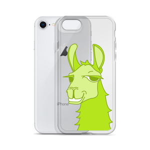 The Cool Llama - iPhone Case Green