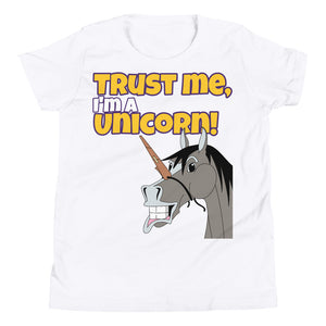 The Cheeky Horse - Trust Me, I'm A Unicorn Kids T-Shirt