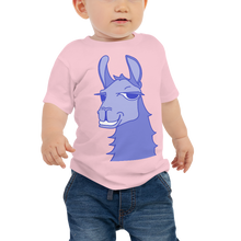 Load image into Gallery viewer, The Cool Llama - Baby T-Shirt Blue