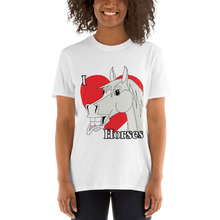 Load image into Gallery viewer, The Cheeky Horse - I Love Horses Adult Shirt