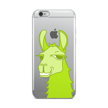 Load image into Gallery viewer, The Cool Llama - iPhone Case Green