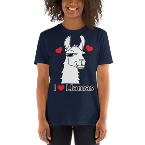 The Cool Llama - I Love Llamas Unisex T-Shirt