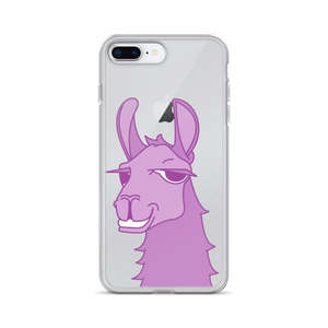 The Cool Llama - iPhone Case Purple