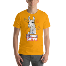 Load image into Gallery viewer, The Cool Llama - I Know Llama Sutra Light Coloured Unisex T-Shirt