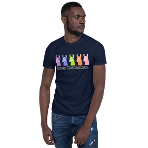 The Cool Llama - Rainbow Llama Chameleon Unisex T-Shirt