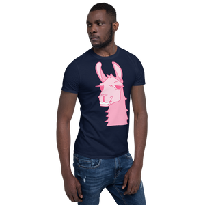 The Cool Llama -  Unisex T-Shirt Pink