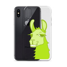 Load image into Gallery viewer, The Cool Llama - iPhone Case Green