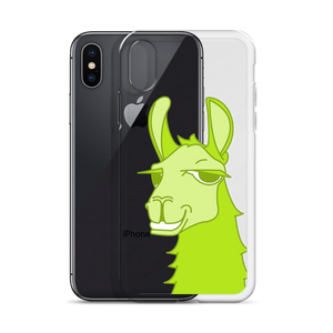 The Cool Llama - iPhone Case Green