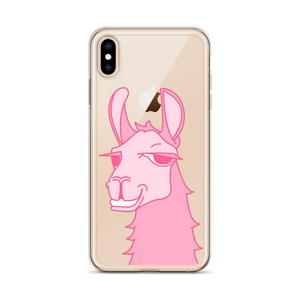 The Cool Llama - iPhone Case Pink