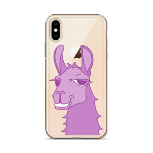 The Cool Llama - iPhone Case Purple