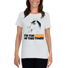 Load image into Gallery viewer, The Cheeky Horse - I&#39;m The Mare Of This Town Ladies T-Shirt