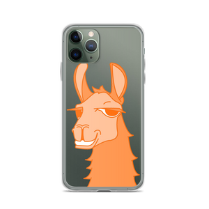 The Cool Llama - iPhone Case Orange