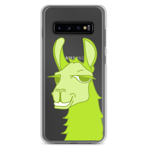 The Cool Llama - Samsung Phone Case Green