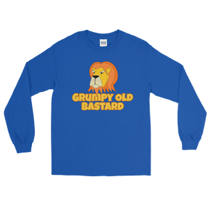 Grumpy Lion - Grumpy Old Bastard Long Sleeve T-Shirt