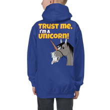 Load image into Gallery viewer, The Cheeky Horse - Trust Me, I&#39;m A Unicorn Kids Hoodie