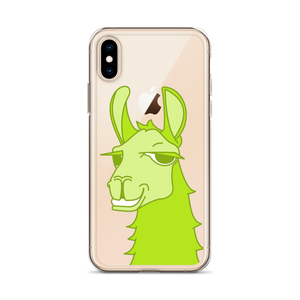 The Cool Llama - iPhone Case Green