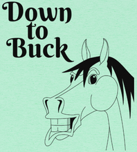 Load image into Gallery viewer, The Cheeky Horse - Down To Buck Light Coloured T-Shirt