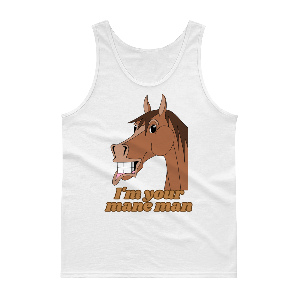 The Cheeky Horse - I'm Your Mane Man Singlet Tank Top